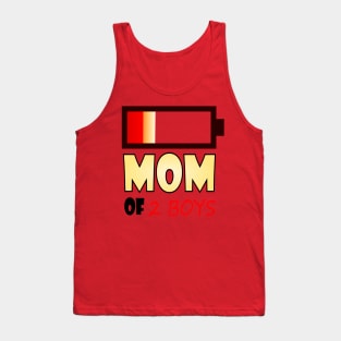 Mom of 2 Boys Tank Top